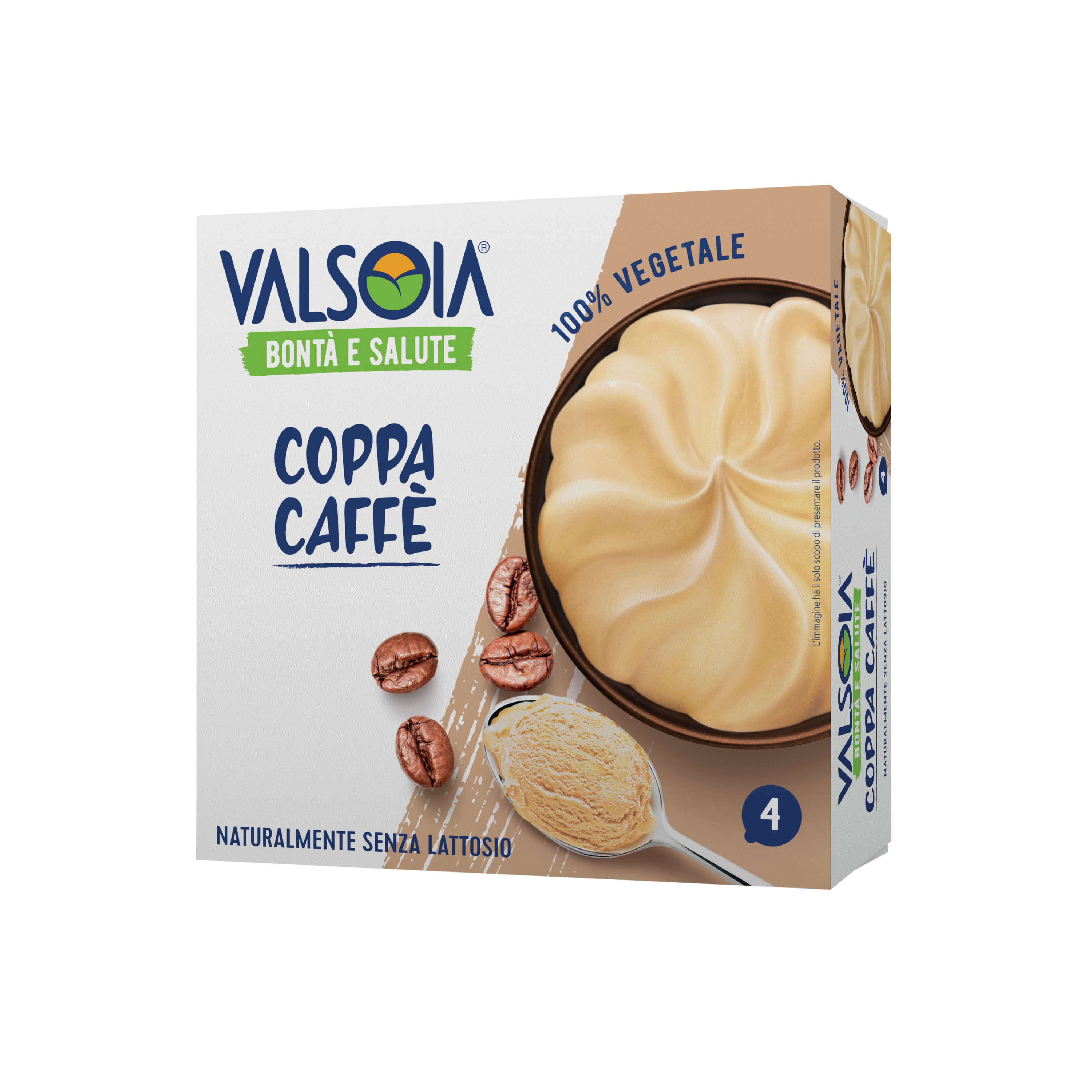 Coppe Caffè Valsoia - 4pz - 280g