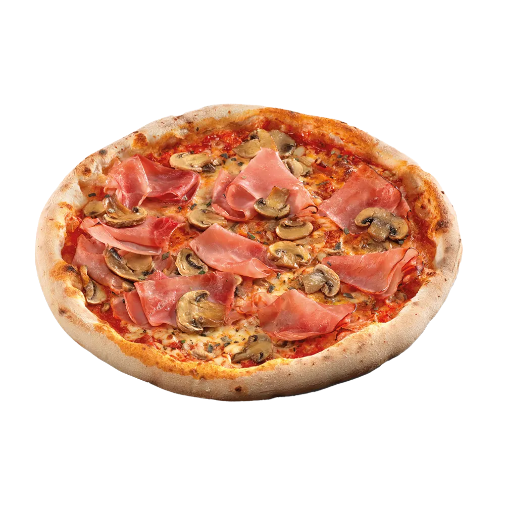 Pizza Prosciutto e funghi - 2 pz