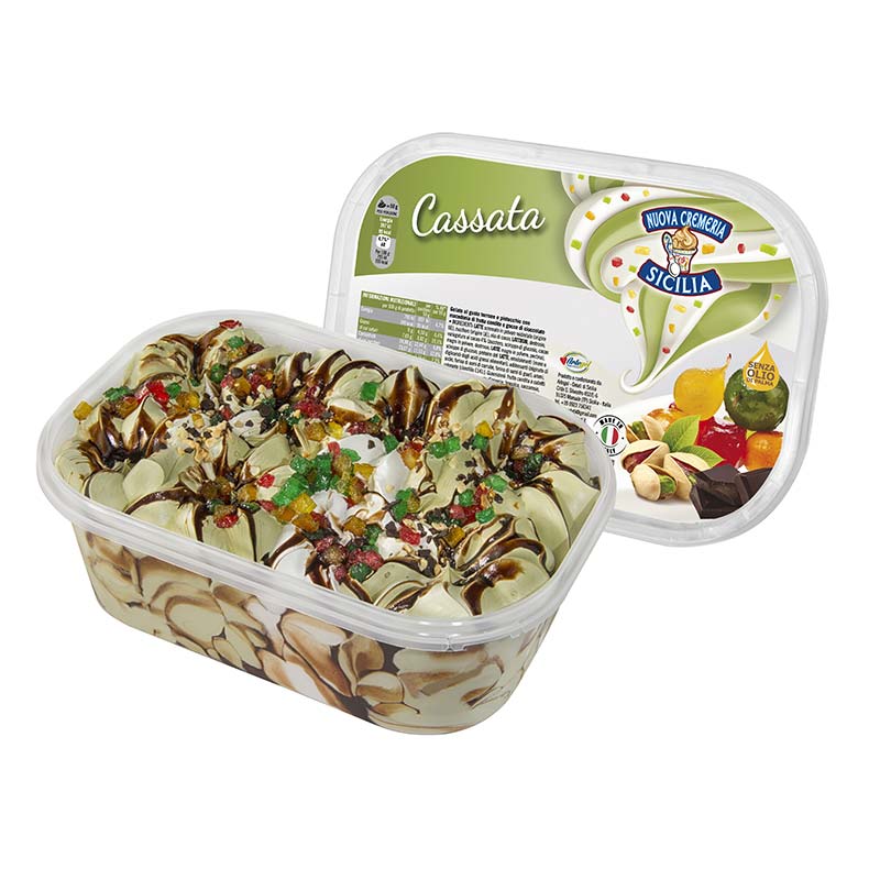 Vaschette Gelateria Siciliana - Cassata 1000g