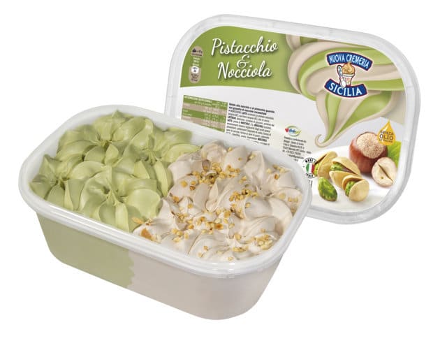 Vaschette Gelateria Siciliana - Pistacchio e Nocciola 1000g